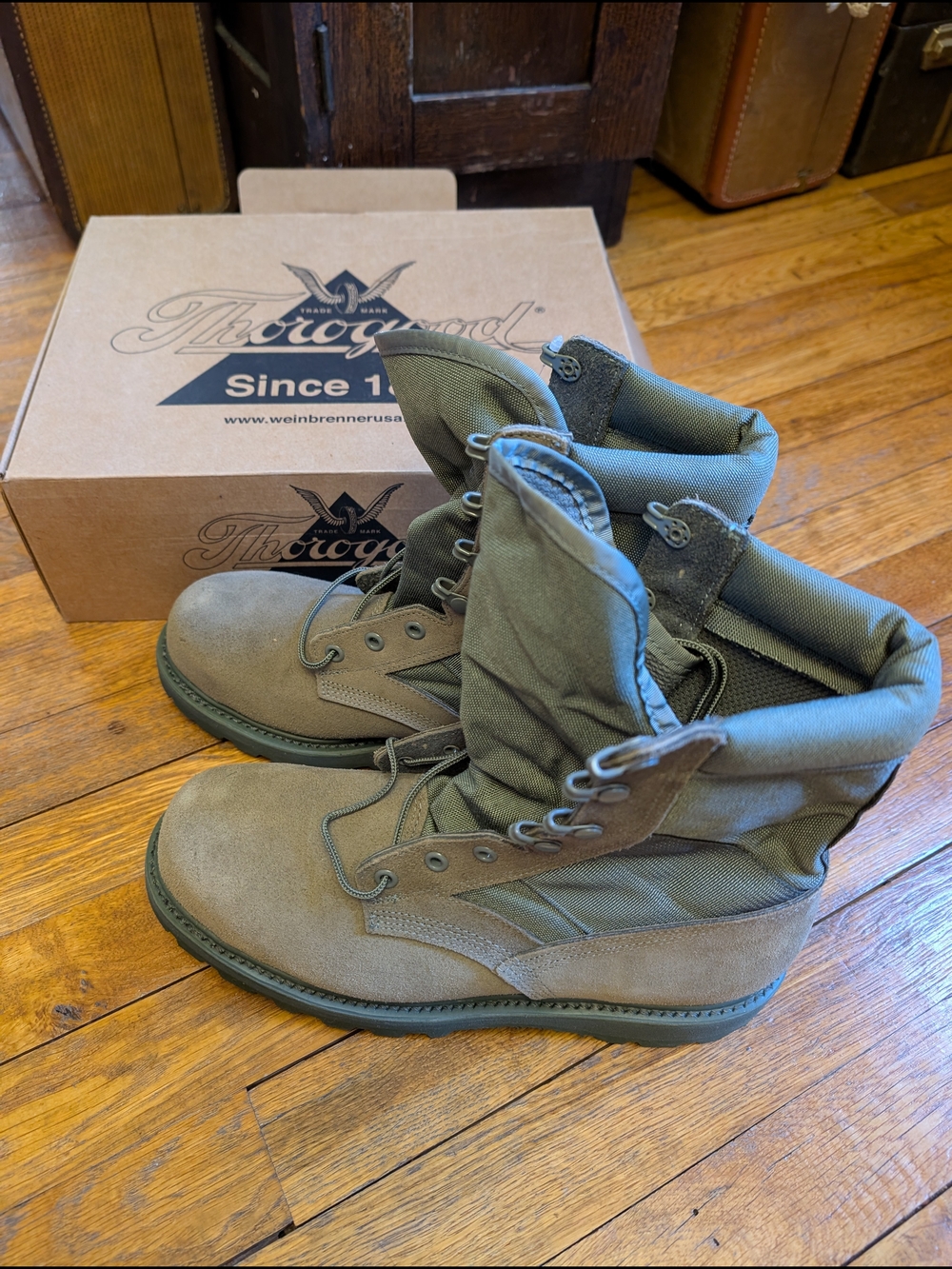 US-Made Tactical Boots with Olive Upper